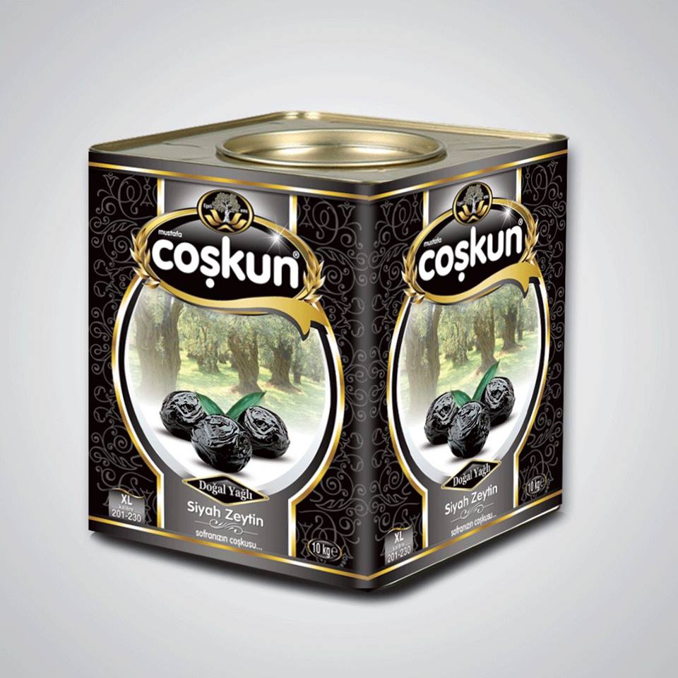 201-230 KALİBRE YAĞLI SELE SİYAH ZEYTİN 10 KG